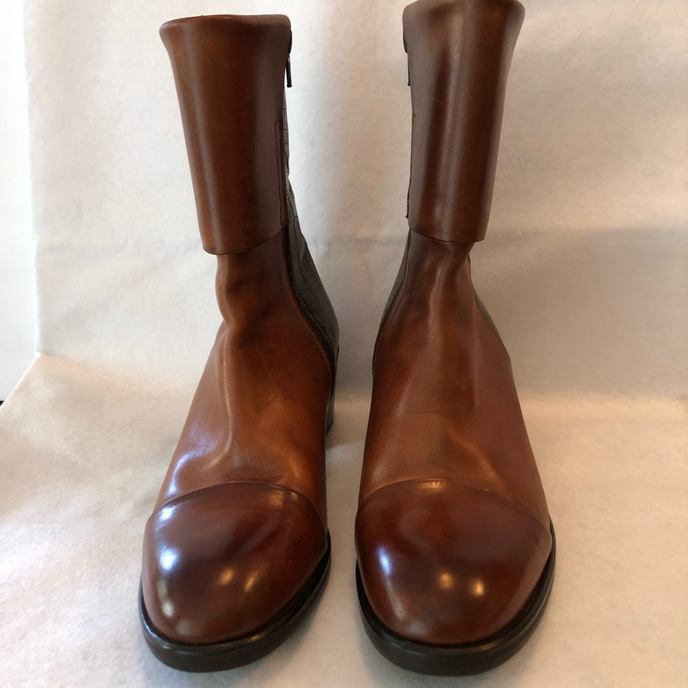 Gorgeous Italian Designer~ Leather Boots by Luigi Spago ~  US 7.5 ~ Europe EU 38 - Picture 9 of 13